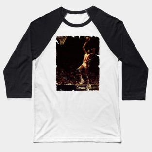 Julius Erving - Vintage Design Of Basketball Baseball T-Shirt